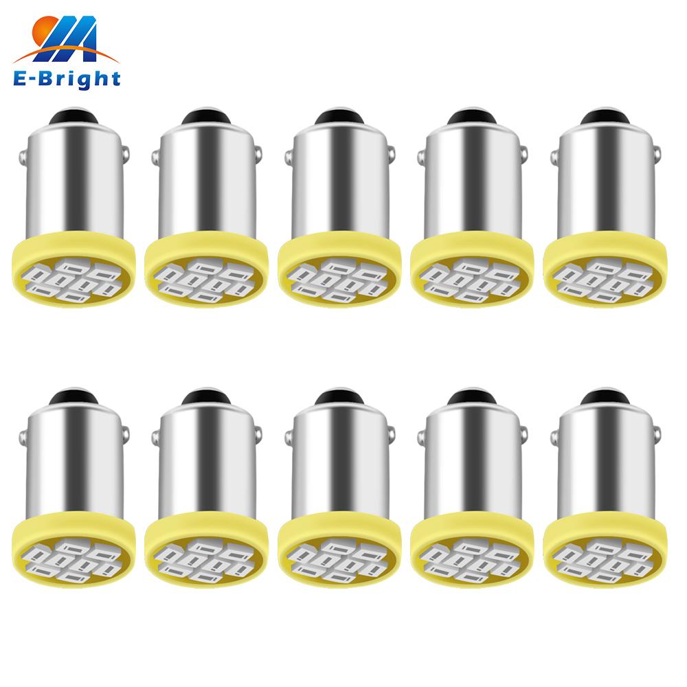 10 Stück BA9S LED-Birnen 12V 24V 6,3V 6V LED-Lichtbirnen T4W T11 Birnen Kennzeichenleuchten 1895 1891 64111 LED-Licht 755 44 47 1893 Birnen 7
