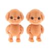 Cute Milo Poodle Dog Flocking Doll Action Figures Toy Kawaii Sylvanian Families Anime Figures Collectible Room Ornaments