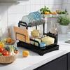 Kitchen Utensil Storage Rack Countertop Multifunctional Drainage Filter Rack, Very Suitable for Home Kitchen Storage