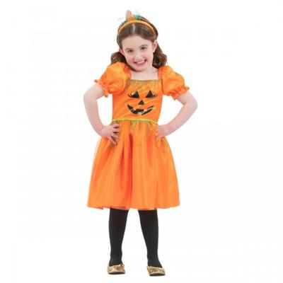 Set de costume de Halloween cu dovleac pentru fete