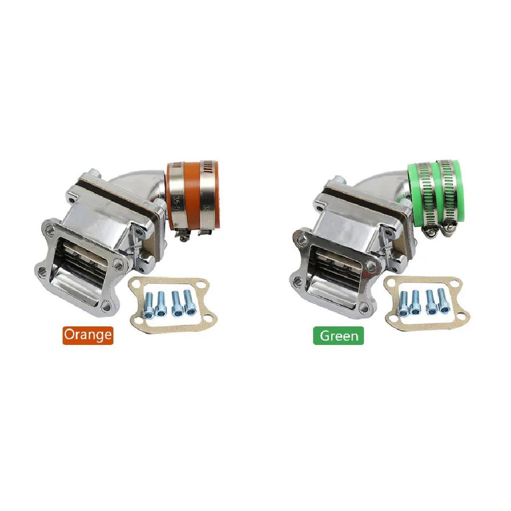 ZSDTRP Dio50 AF18/28/27 50ccm Hochleistungs-Rennansaugkrümmer Einlassrohr für CX/ZX/SE/SK/SA50