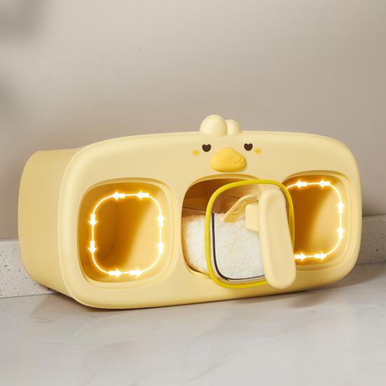 Nástěnný stojan na koření s lžičkou Průhledný vzduchotěsný dávkovač koření Multifunkční krabička na koření Nádoba Kuchyňský úložný organizér