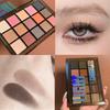 Stage Makeup Red Eyeshadow Palette 15 Colors Makeup Artist Red Series Matte Pearlescent Easy-To-Apply Dance Smoky Cos Makeup