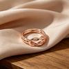 Scarf Ring Clip Women T-shirt Tie Clip Love Knot Scarf Holder Slide Clip for Shirts Silk Scarves Neckerchiefs Fashion Accessory