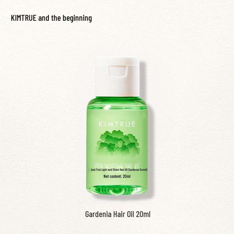 KIMTRUE & CHU Gardenia Hair Oil for Women - Anti-Frizz, Smooth, Voluminous, Ideal for Curly, Permed, and Dyed Hair.