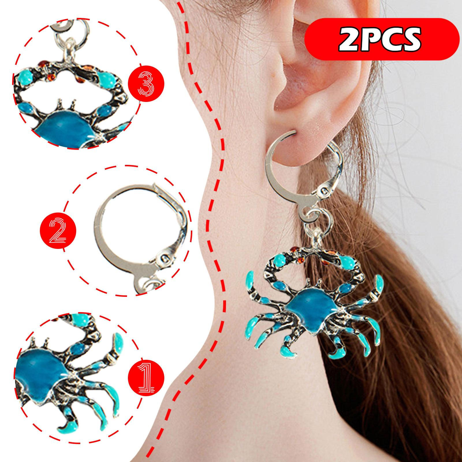 

Висячие серьги Креативные для женщин Эстетичный шарм Подвесные украшения День рождения Помолвка синий