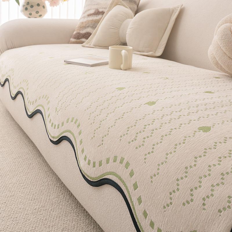 

Special-Shaped Chenier Sofa Cushion, Four-Season Universal New Non-Slip Sofa Cover, One-Piece Straight Cover 90*90cm