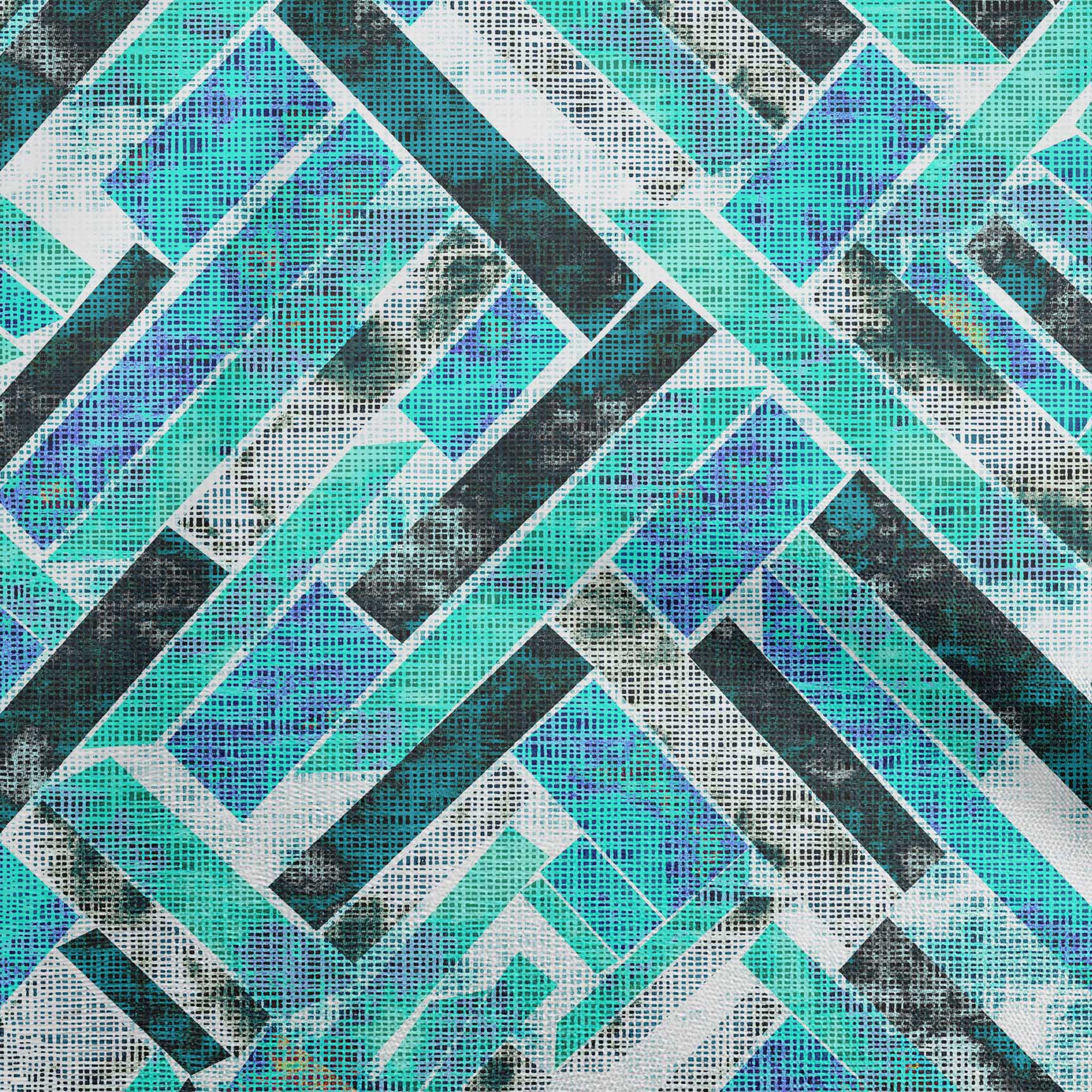 

OneOone Cotton Flex Light Green Тканина в смужку Швейний матеріал Тканина з принтом у дворі 40 дюймів 42 Inch Wide - Viscose Chiffon бірюзові зелений колір