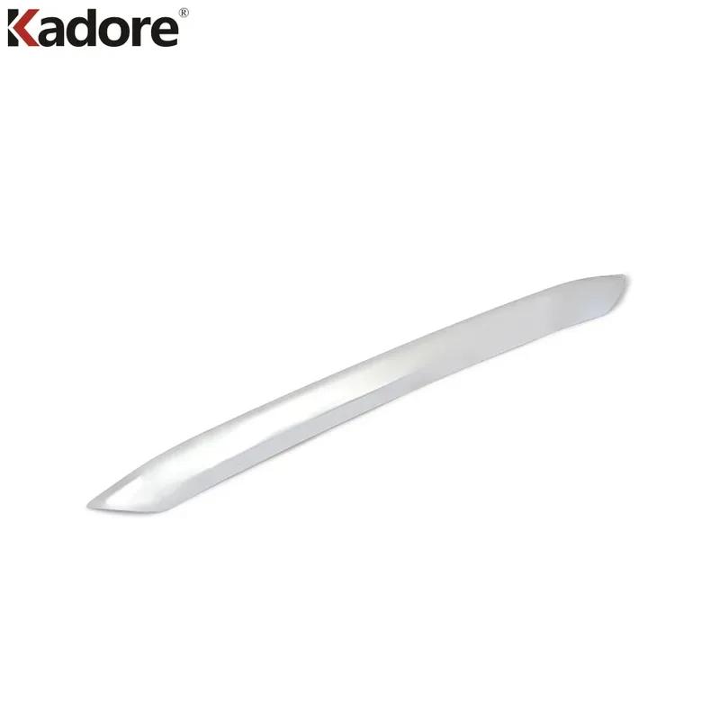 For Toyota Alphard Vellfire 2016 2017 2018 Chrome Front Bottom Bumper Cover Trim Lower Grille Lip Molding Strip Car Accessories