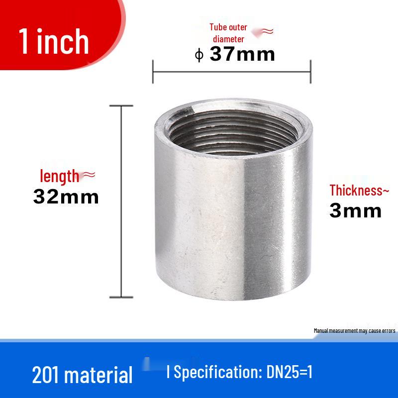 

Пряма муфта з внутрішньою різьбою з нержавіючої сталі 304, чоловічий перехідник для труб 1/2 дюйма та 3/4 дюйма
