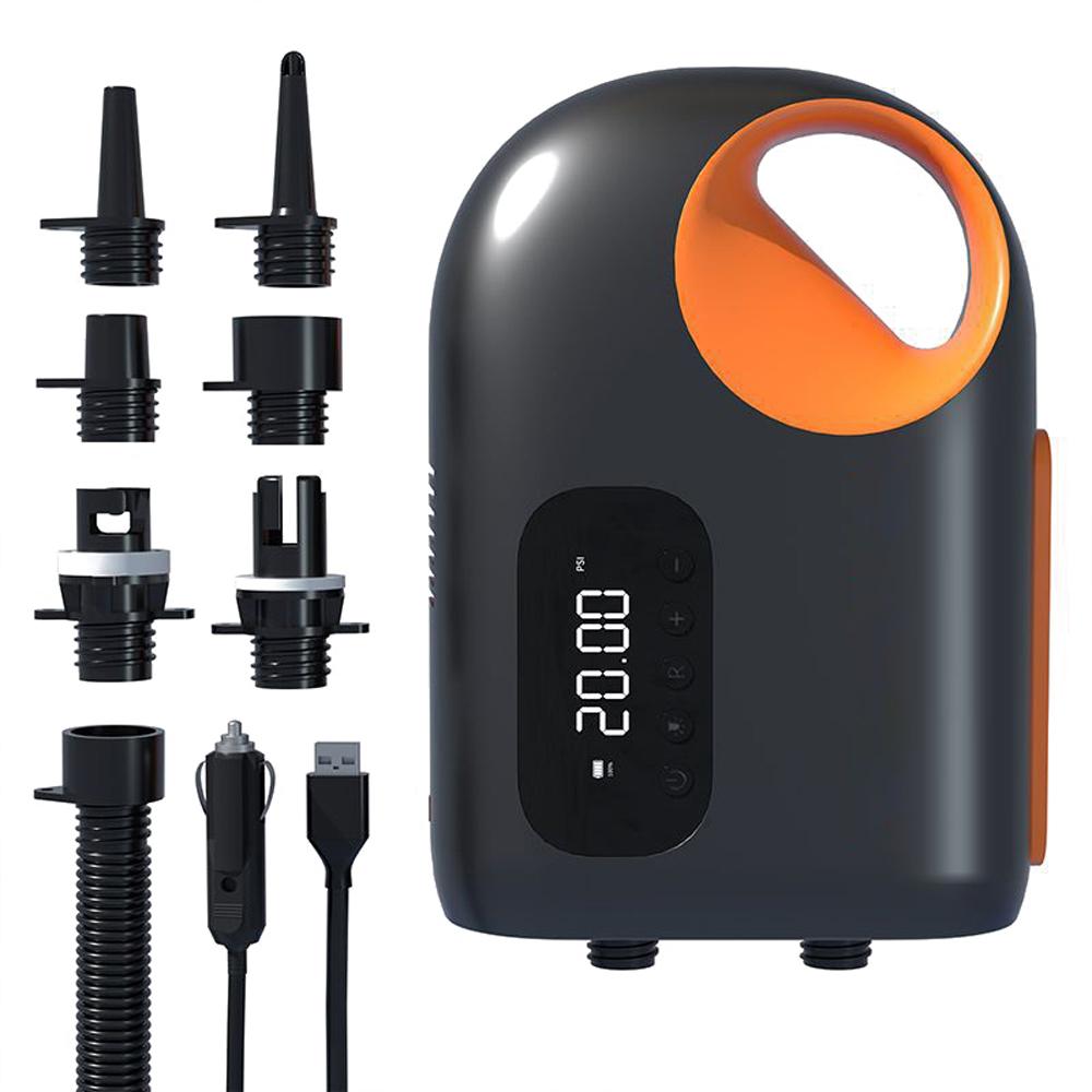 Portable Paddle Board Pump 20PSI High Pressure Electric Air Compressor Pump 18000mAh Power Bank