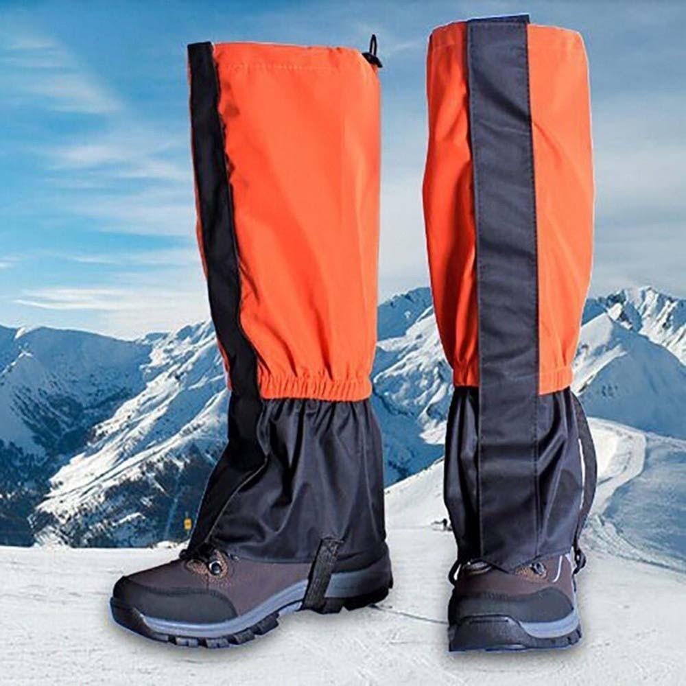 Durable Waterproof Hiking Legging Gaiters Warmer Lightweight Ski Legs Protection Nylon Polyester Mountaineering Calf Cover Men