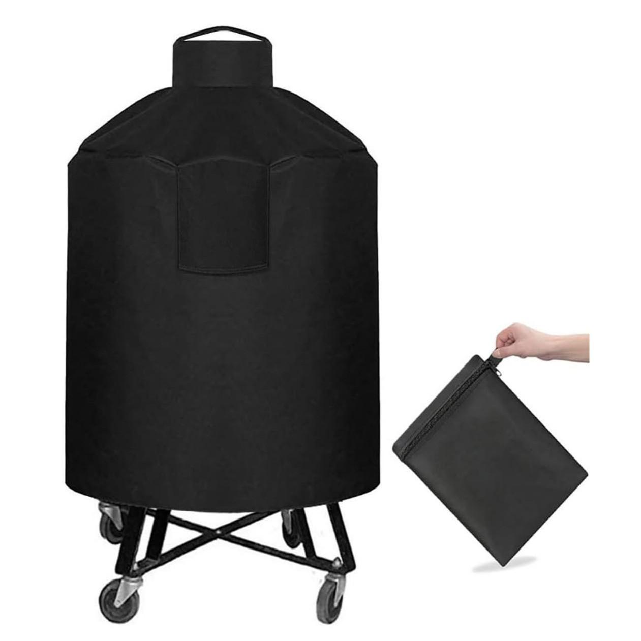 Barbecue Cover Round Grill Cover with Portable Outdoor Windproof Barbecue Grill Waterproof Cover Barbecue Grill Dustproof Cover 80x102cm