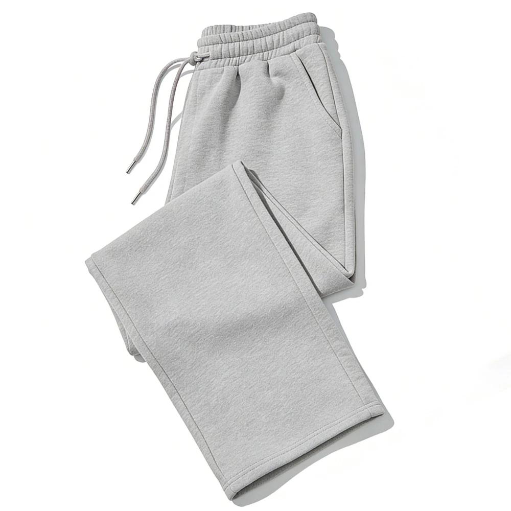 Pánské tepláky Rovný střih Joggers pro sport a streetwear Volné Oversized Ležérní kalhoty Pánské Dlouhé kalhoty