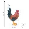 Simulation Farm Poultry Animal Rooster Model Rooster Plastic Solid Static Tabletop Ornament Toy