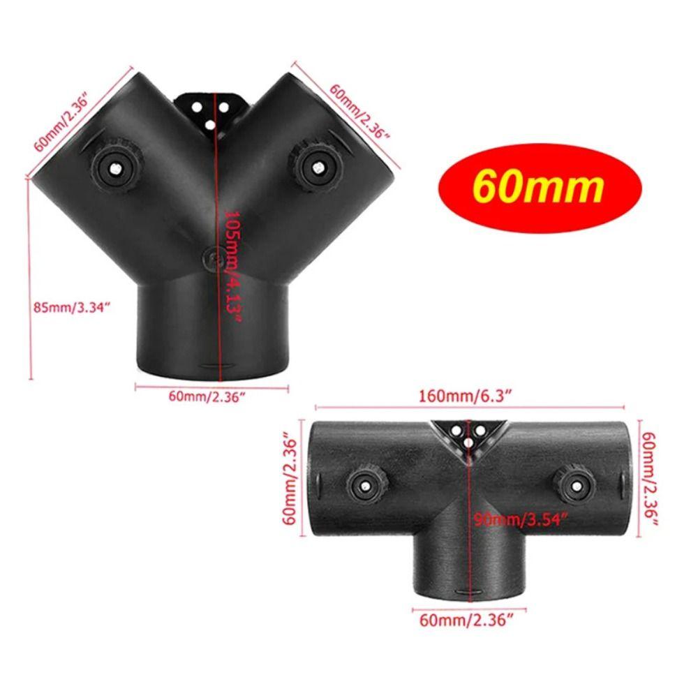 Valve Flap Vent Ducting Adjustable Air Outlet Joiner Branch Splitter Heater Accessory  For Car