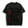 All You Need Is Love And Wine Heart Graphic Casual Tee Pure Cotton T-shirt