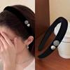 Velvet Headband Female Face Wash Minimalistic Hairhoop Advanced Daily Headhoop Hair Accessories