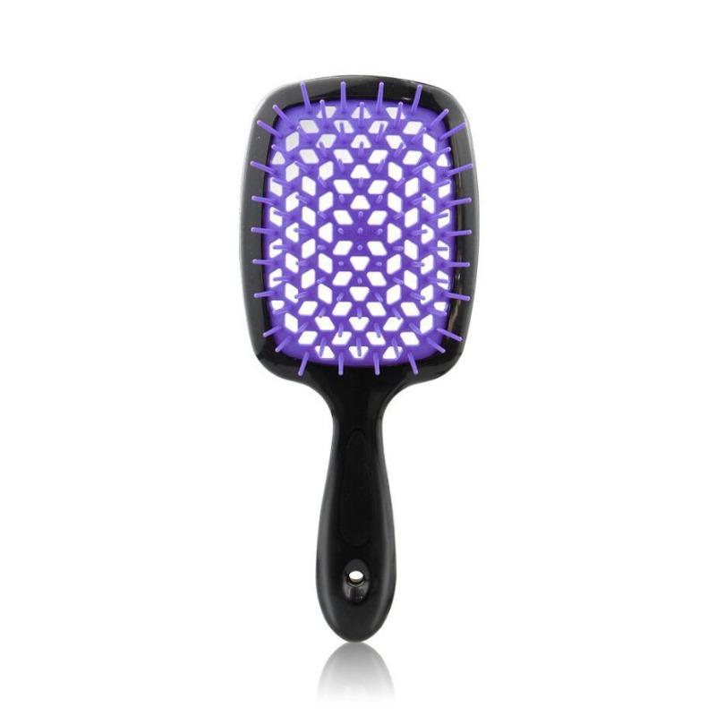 1PC Hair Comb Detangling Tangled Hair Comb Hollow Out Massage Combs Anti-static Hair Comb Salon Hairdressing Styling Tools