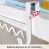 Dormitory Bunk Bed Clothes Hanger Hooks (2-Pack)