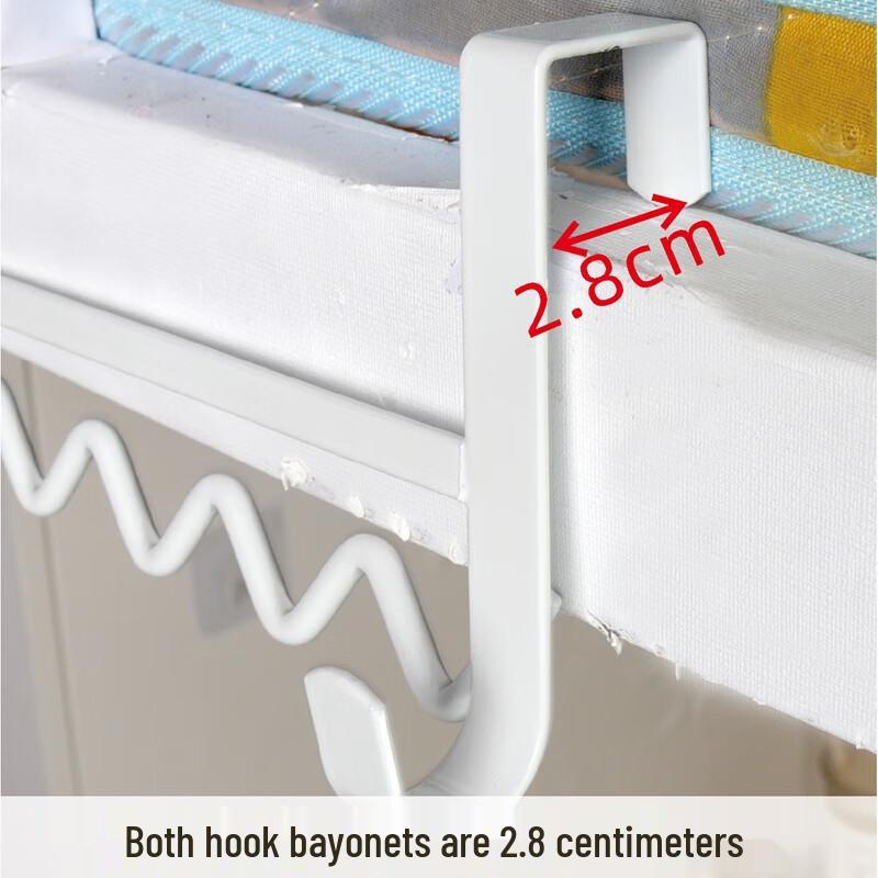 Dormitory Bunk Bed Clothes Hanger Hooks (2-Pack)