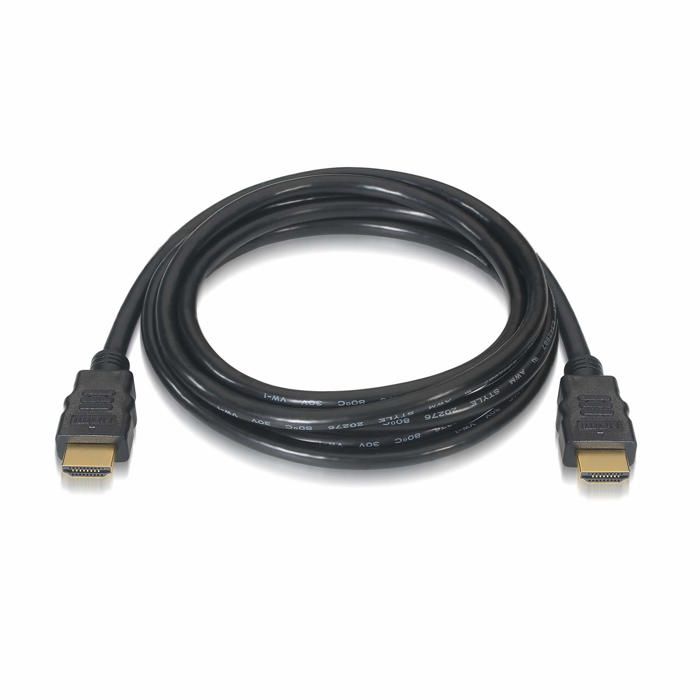 Câble HDMI 2.0 - AISENS - A120-0118 - Haute Vitesse - 0.5 m - Ultra HD 4K - Noir