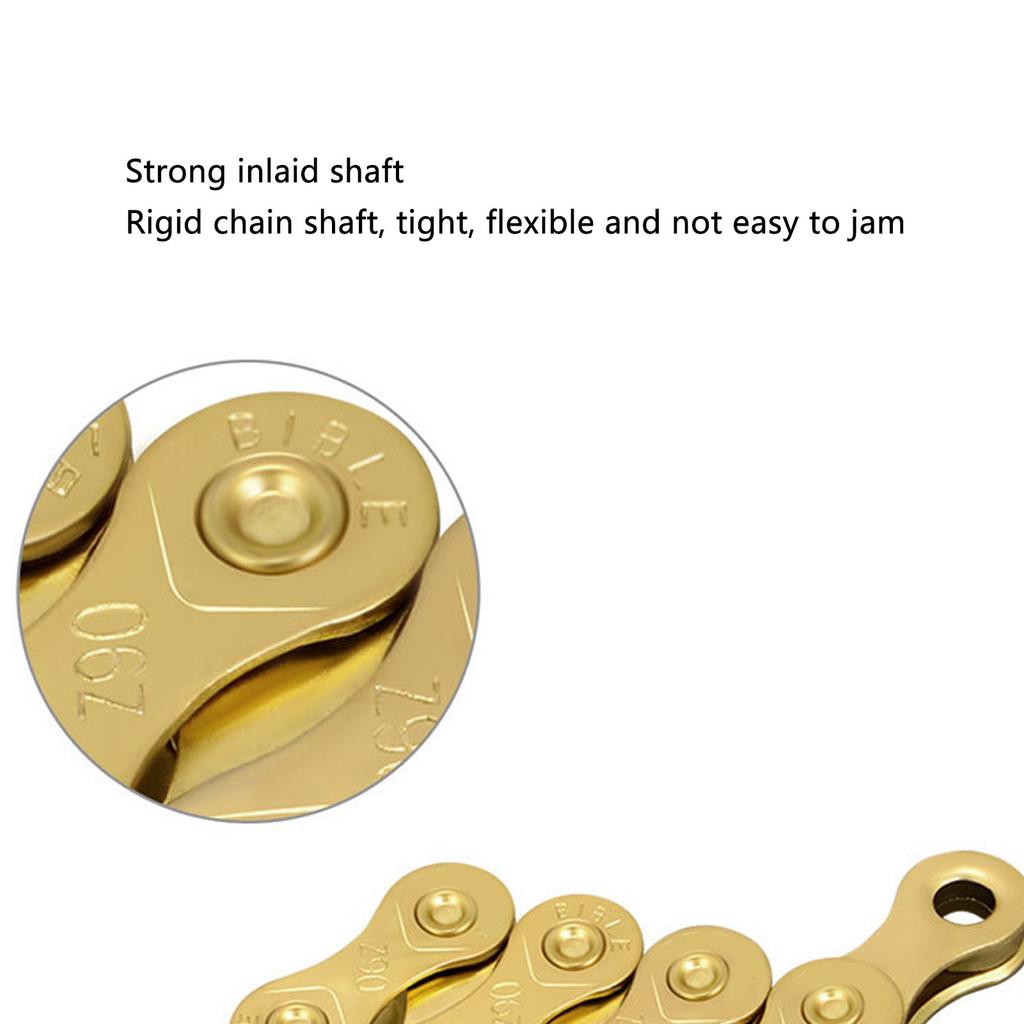Mountain Bike Chain Steel Gold 116 Links 11 Speed Quenching Heat Treated Road Bike Accessories