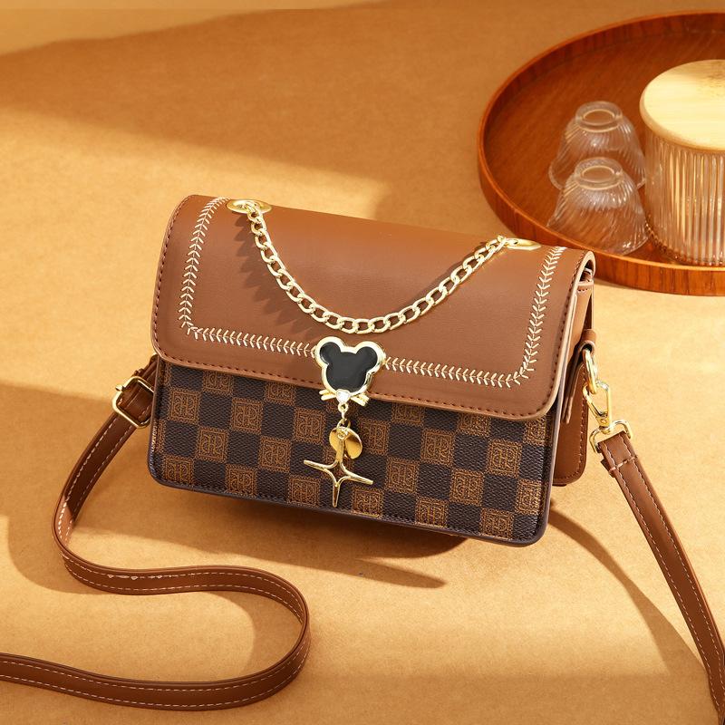 

Сумка Женская 2025 Новая Универсальная Маленькая Квадратная Сумка Премиум Класса Портативная Женская Сумка PU Сумка Через Плечо Кроссбоди Женская Сумка