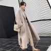 Women's Mid-Length Woolen Coat - 2026 Autumn/Winter Korean Style Thickened Version