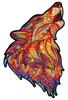Wooden Puzzle Wolf Howl M