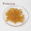 10-20 Pcs/Lot Crimp Beads 18K Gold Plated End Crimps For Jewelry Making DIY Bracelets Accessories,Bead Tip Connectors Findings