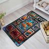 Clownfish Frames Composition Pattern Rug Floor Mat for Living Room or Bedroom Soft and Comfortable Carpet a Gift for Birthday and Holiday.