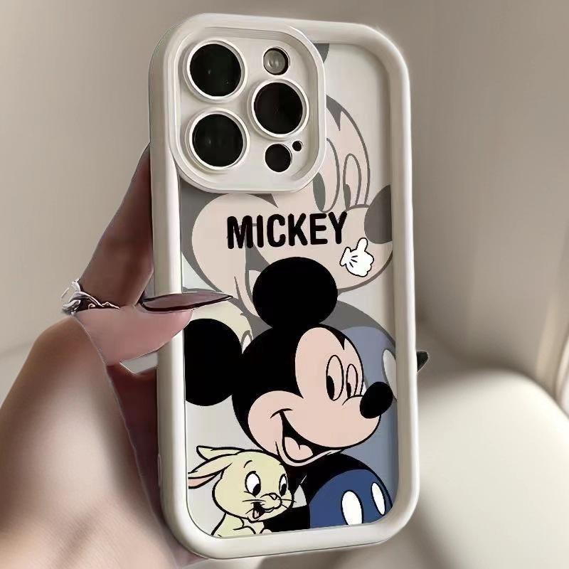 Mickey & Minnie iPhone 16/17 Pro Max Case - Compatible with iPhone 13/14/15 - Stylish Japan/Korea/US/Europe Design