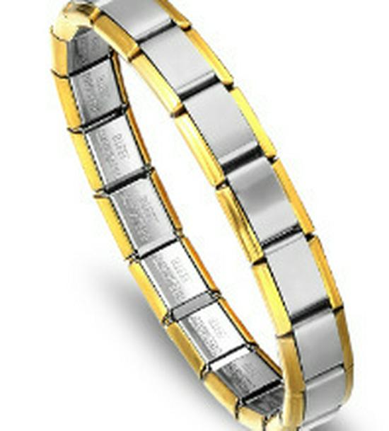 Beliebtes modulares Titanstahlarmband - Stilvolles DIY-Accessoire für Jugendpartys