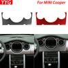 For Mini Cooper Hatch One R50 R53 2002-2004 Carbon Fiber Dashboard Central Control Panel Cover Car Interior Accessories Sticker