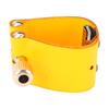 Saxophone Mouthpiece Ligature Fastener Artificial Leather Adjustable Tenor Sax Ligature Fastener Yellow