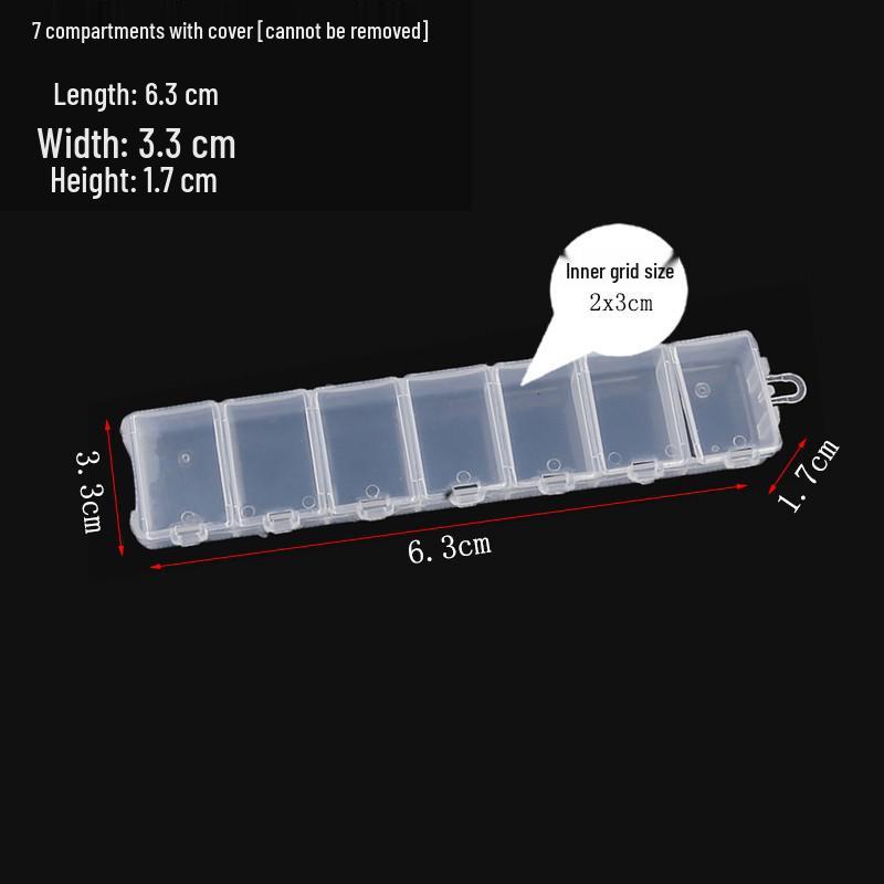 Multi-Size Transparent DIY Jewelry Storage Box Set