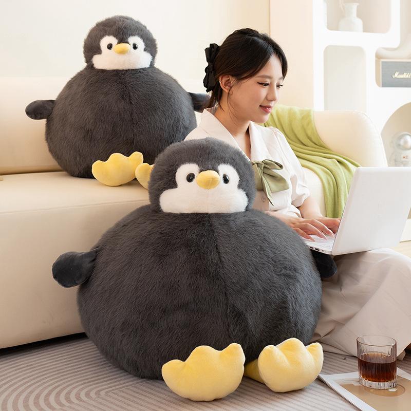 Belly Big Penguin Stuffed Toy Pillow Room Decoration Pp Cotton Filling Girl Gift