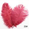 High Quality Ostrich Hair 35-40Cm Multi-Colored Decorative Feathers, Stage Room Flower Arrangement Feathers