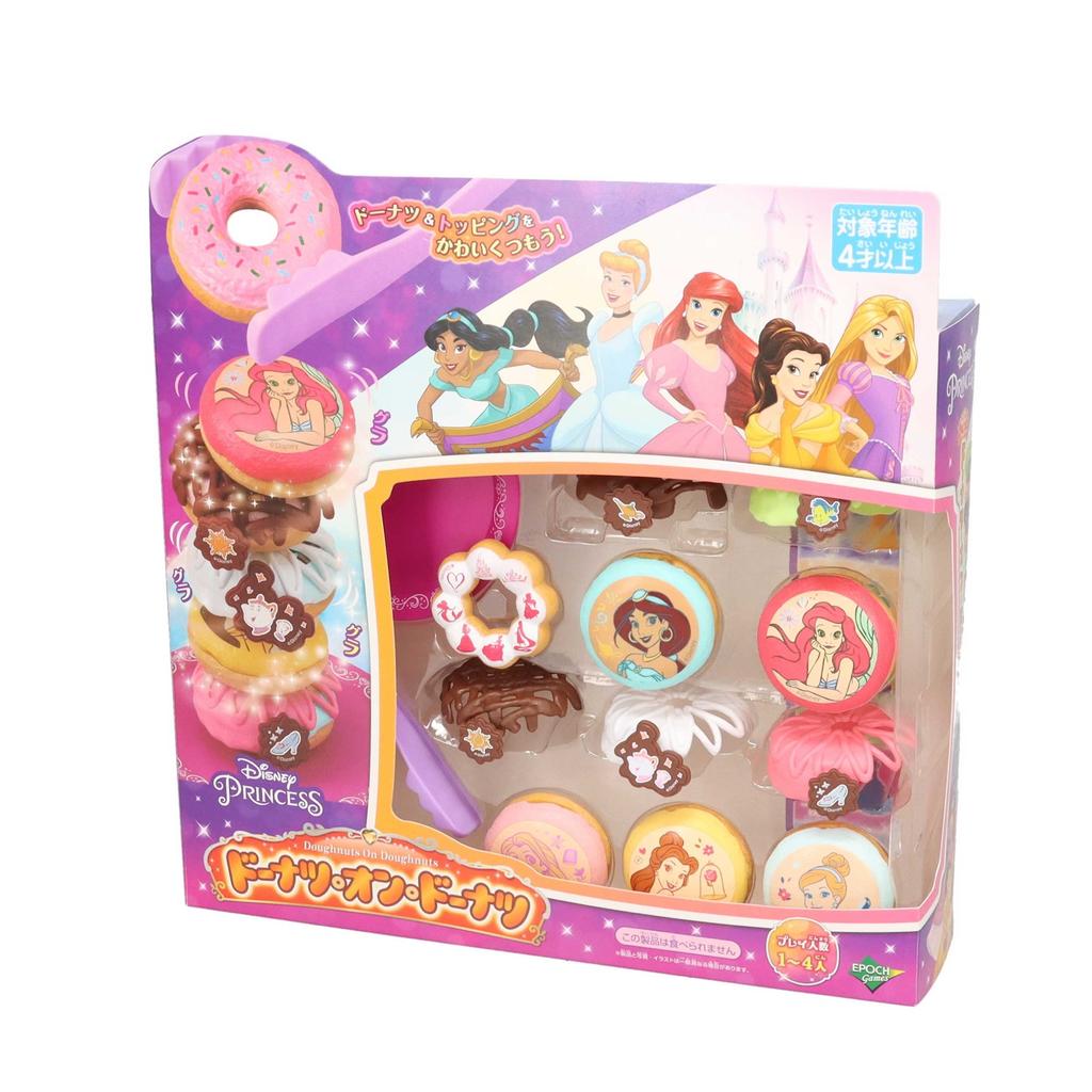 EPOCH Disney Princess Donut on Donut ST Mark Certified Toy Game for ages 4 and up Number of 1 to 4 players