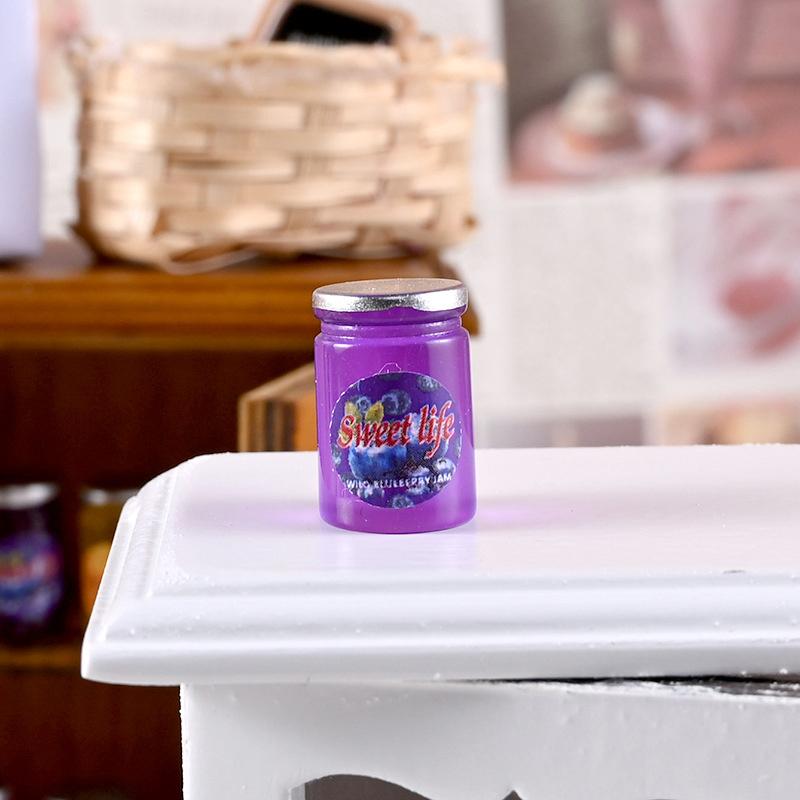 

10 шт. 1/12 кукольный домик имитация бутылки варенья кукольный домик мини кухня еда украшения кукольный дом аксессуары ролевые игры игрушки