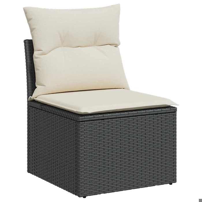 VidaXL Garden Chair Without Armrests with Cushions, Seat with Backrest, Patio Furniture Backyard Terrace Outdoor, 366011