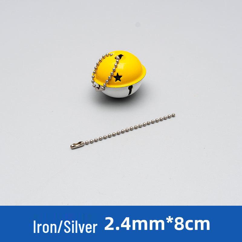 1.5/2.4mm Metal Ball Chain for Tags & Plush Toys - Round Bead Chain