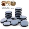 4/8Pcs Furniture Sliders Pads Sliding Block Table Chair Leg Mat Floor Protector For Hardwood Rug PTFE
