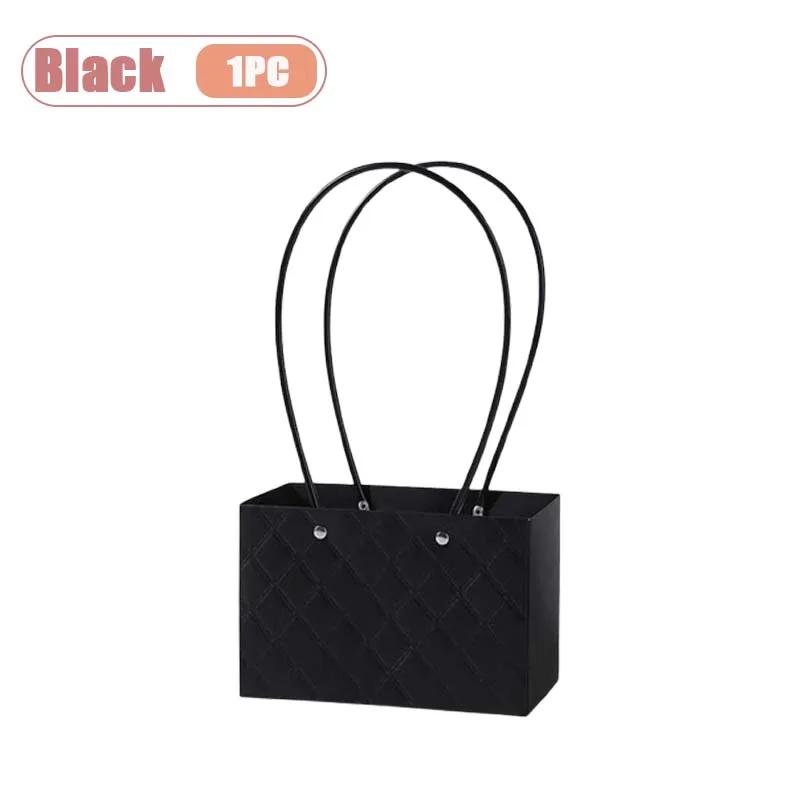 1-10PCS Reusable Waterproof Flower Gift Tote Bag Portable Floral Packaging Bag for Wedding Birthday Party Bouquet ArrangementUse