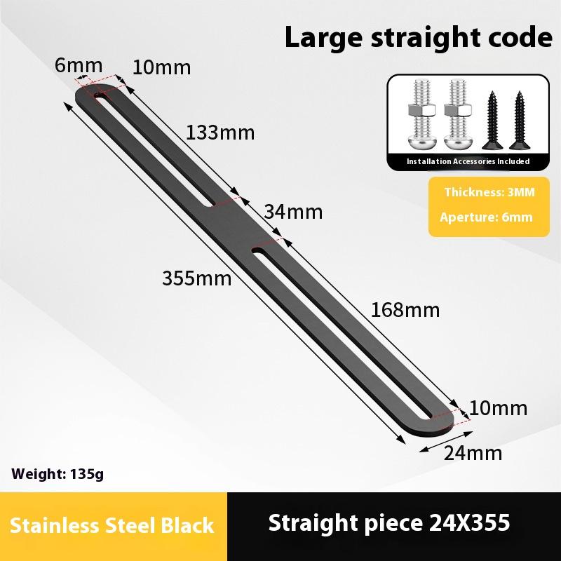 2 Stück Edelstahl Verstellbarer 90-Grad-Winkel L-Form, Eckwinkel, Mehrere Größen Geeignet für Schränke Möbel