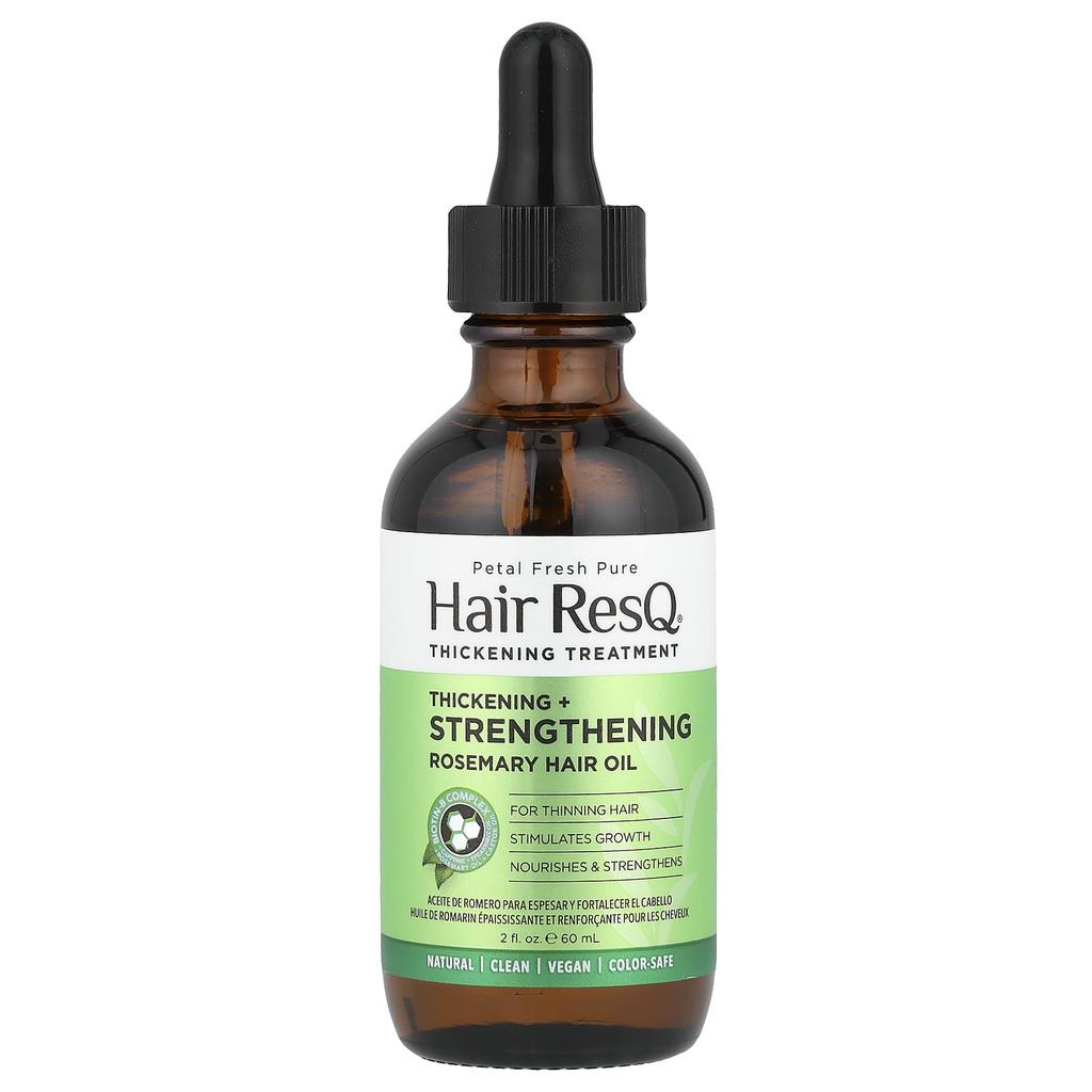 Hair Resq®, Rosemary Hair Oil, Strengthens + Strengthens Hair, 60 Ml (2 Fl Oz)