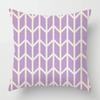 Geometric Light Purple Pillow Cover 50*50 Living Room Sofa Cushion Cover 40*40 Solid Color Decorative Cushion Cover Home Decor