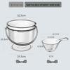 Hanyou 14L Crystal Clear Plastic Bucket Set