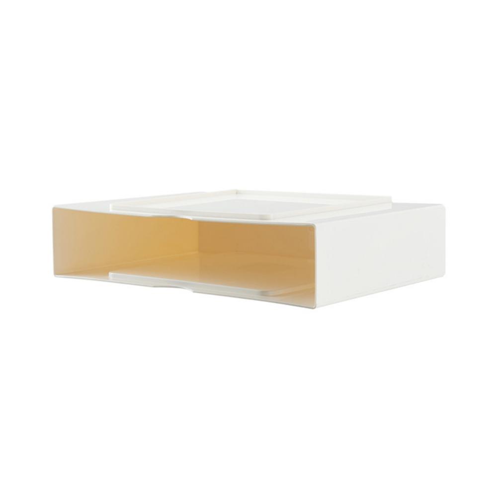 Solid Desktop Storage Rack Plastic Drawer Desk Organizer A4 Paper Sorting Box  Collection Utensils